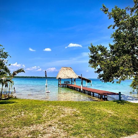 Cabana Con Muelle Privado En La Laguna De Бакалар Екстер'єр фото